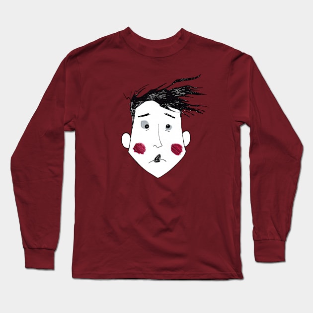 Wes Don't Starve Fanart Long Sleeve T-Shirt by Myrtille-chan